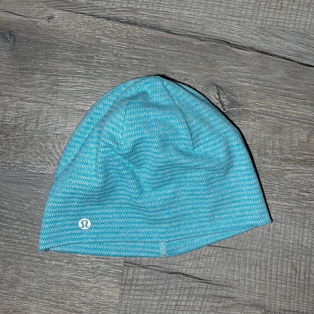 Lululemon Blue Beanie Hat - O/S, Lightweight Stretch Knit